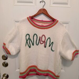 Bibi XL short sleeve  “MOM” sweater.